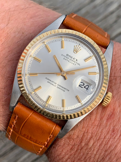 1973 Rolex Datejust 2-Tone 18k Gold & Steel 1601