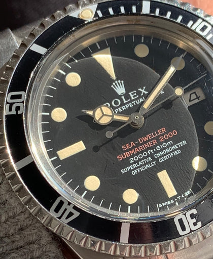 1969 Rolex Double Red Sea-Dweller Patent Pending Mk1 DRSD 1665