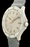 1969 Omega Genève Admiralty Silver Dial White Ghost Bezel 135.042