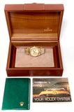 1981 Rolex 18k Gold OP Day-Date President 18038 Box & Papers