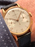 1940’s Leonidas 18k Rose Gold Chronograph Calibre Valjoux 23