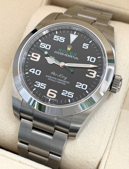 2021 Rolex Oyster Perpetual Air-King Steel 116900 Box & Papers