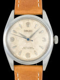 1953 Rolex Explorer 6298 Honeycomb Textured Tropic 3-6-9 Dial