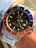 1970 Rolex Oyster Perpetual GMT-Master 1675 Steel Mk 1 Dial Oyster Bracelet