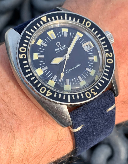 1970 Omega Seamaster 120 Automatic Deep Blue Diver 166.073
