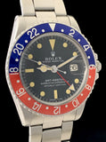 1970 Rolex Oyster Perpetual GMT-Master 1675 Steel Mk 1 Dial Oyster Bracelet
