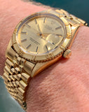 1978 Solid 18K Gold Rolex Turn-O-Graph Datejust Jubilee Bracelet Ref 1625