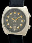 1969 Rodania Super Compressor Dive Watch Stainless Steel 2307.2