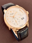2015 Glashutte PanoReserve 18k Rose Gold Grande Date Box & Papers