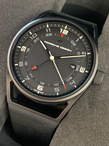 2020 Porsche Design 1919 Globetimer UTC All Black Box & Papers