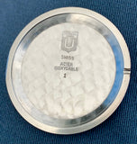 1967 NOS Universal Geneve White Shadow Ultra-Thin Texture Dial 866127