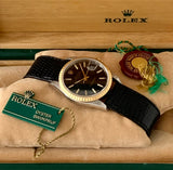 1996 Rolex Oyster Perpetual Date 2-Tone 18k/Steel Black Dial 15223