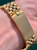 1978 Solid 18K Gold Rolex Turn-O-Graph Datejust Jubilee Bracelet Ref 1625