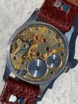 1948 Longines Sector Dial Art Deco Stainless Steel Calatrava