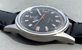 1968 Omega Admiralty Automatic Geneve Black Anchor Dial 166.038