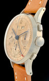 Incredible 1940's Gallet Triple-Date Chronograph Tropic Dial 36373