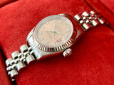 2002 Ladies Rolex Datejust 26 Diamond Dial In Steel & 18k White Gold 79174