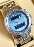 Breitling B1 Analog Digital Multifunction Aviators Box & Papers A68362