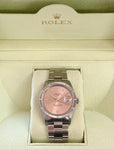 2005 Rolex Oyster Perpetual Date Salmon Dial 15210 Box & Papers