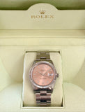 2005 Rolex Oyster Perpetual Date Salmon Dial 15210 Box & Papers