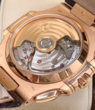 2011 Patek Philippe Nautilus Chronograph 18k Rose Gold 5980R-001 Box & Papers