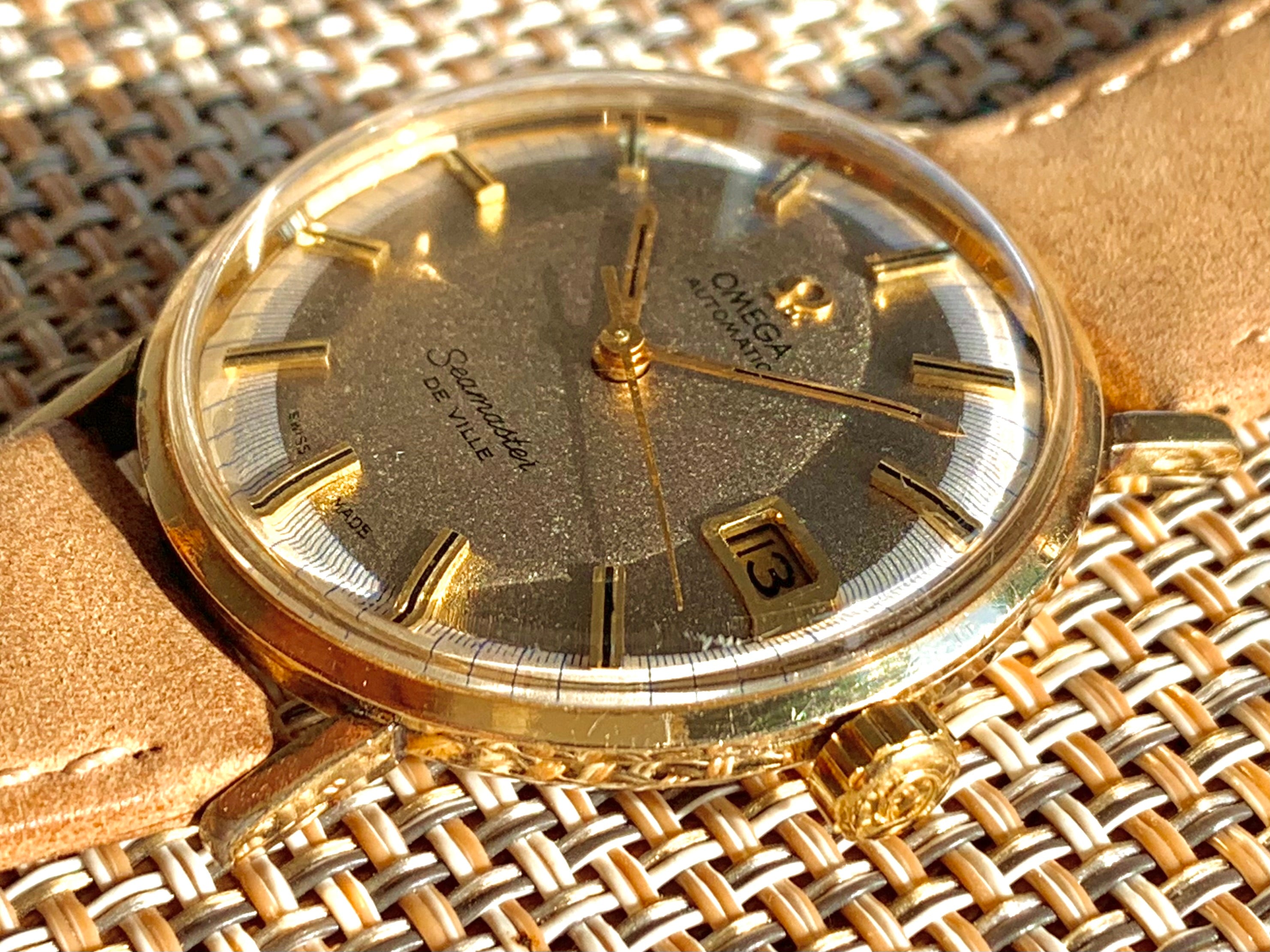 For Sale Vintage 1971 Omega Automatic Seamaster Deville Rare Sandy