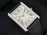 2020 Cartier Tank Solo In Steel With Box & Papers Ref. 3169