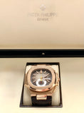 2011 Patek Philippe Nautilus Chronograph 18k Rose Gold 5980R-001 Box & Papers