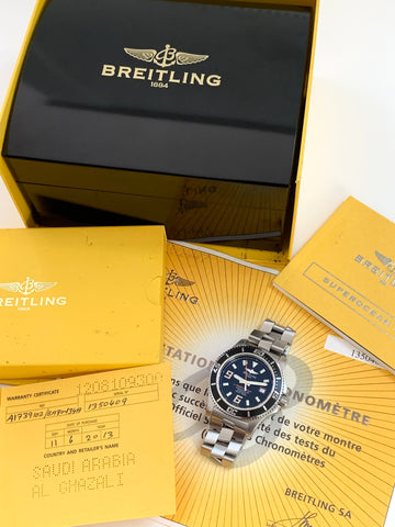 2010's Breitling SuperOcean 2000m Diver Complete Set A17391