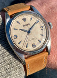 1953 Rolex Explorer 6298 Honeycomb Textured Tropic 3-6-9 Dial