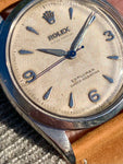 1953 Rolex Explorer 6298 Honeycomb Textured Tropic 3-6-9 Dial