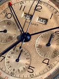 Incredible 1940's Gallet Triple-Date Chronograph Tropic Dial 36373