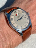 1950’s LeCoultre Powermatic Stainless Steel Power Reserve Indicator Cal 481