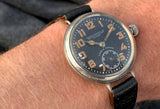 1917 Zenith Birch & Gaydon Land & Water Prototype Silver Trench Watch