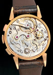 1951 Lusina 18k Fancy Lugs Rose Gold Chronograph Valjoux Calibre 23