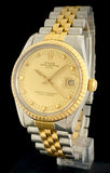 1983 Rolex Oyster Perpetual Date 2-Tone 18k Gold/Steel Rare Dial 15053