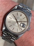 1991 Rolex Datejust 36 Tapestry Dial On Jubilee Bracelet 16220
