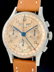 Incredible 1940's Gallet Triple-Date Chronograph Tropic Dial 36373