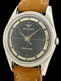 1960's Wittnauer Automatic Tuxedo Dial In Stainless Steel 2313-11SN