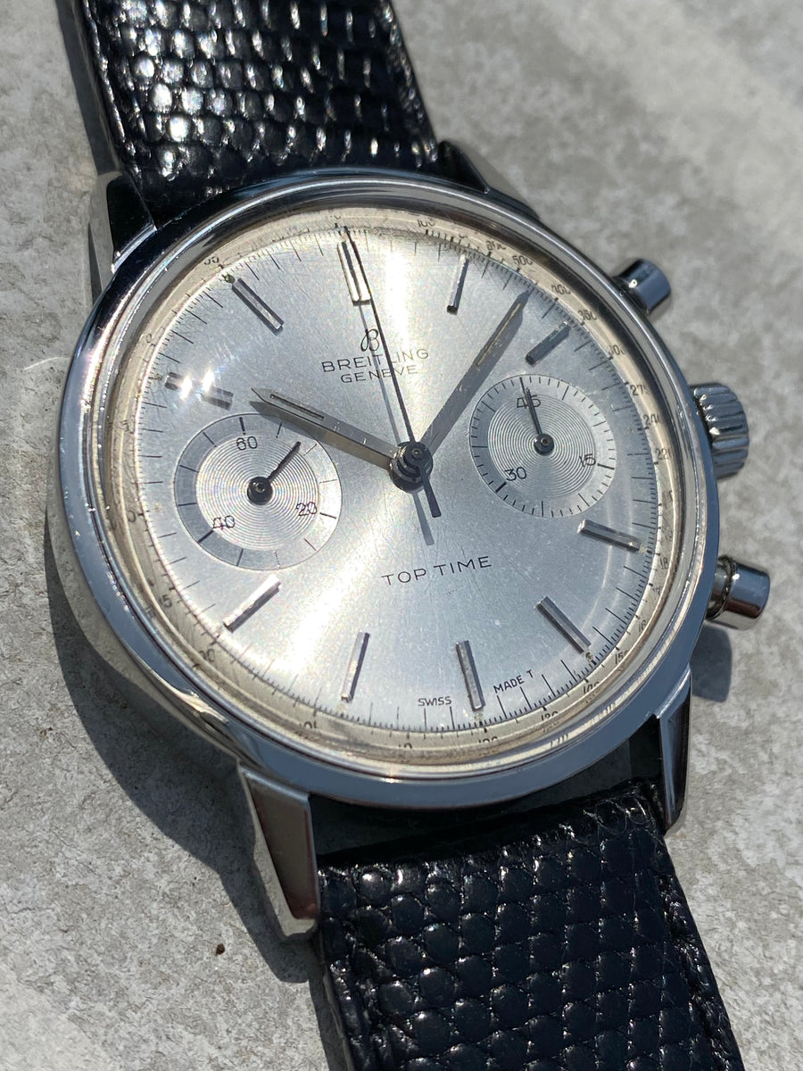 For Sale To Buy Vintage 1964 Breitling Top Time Chronograph Stainless ...