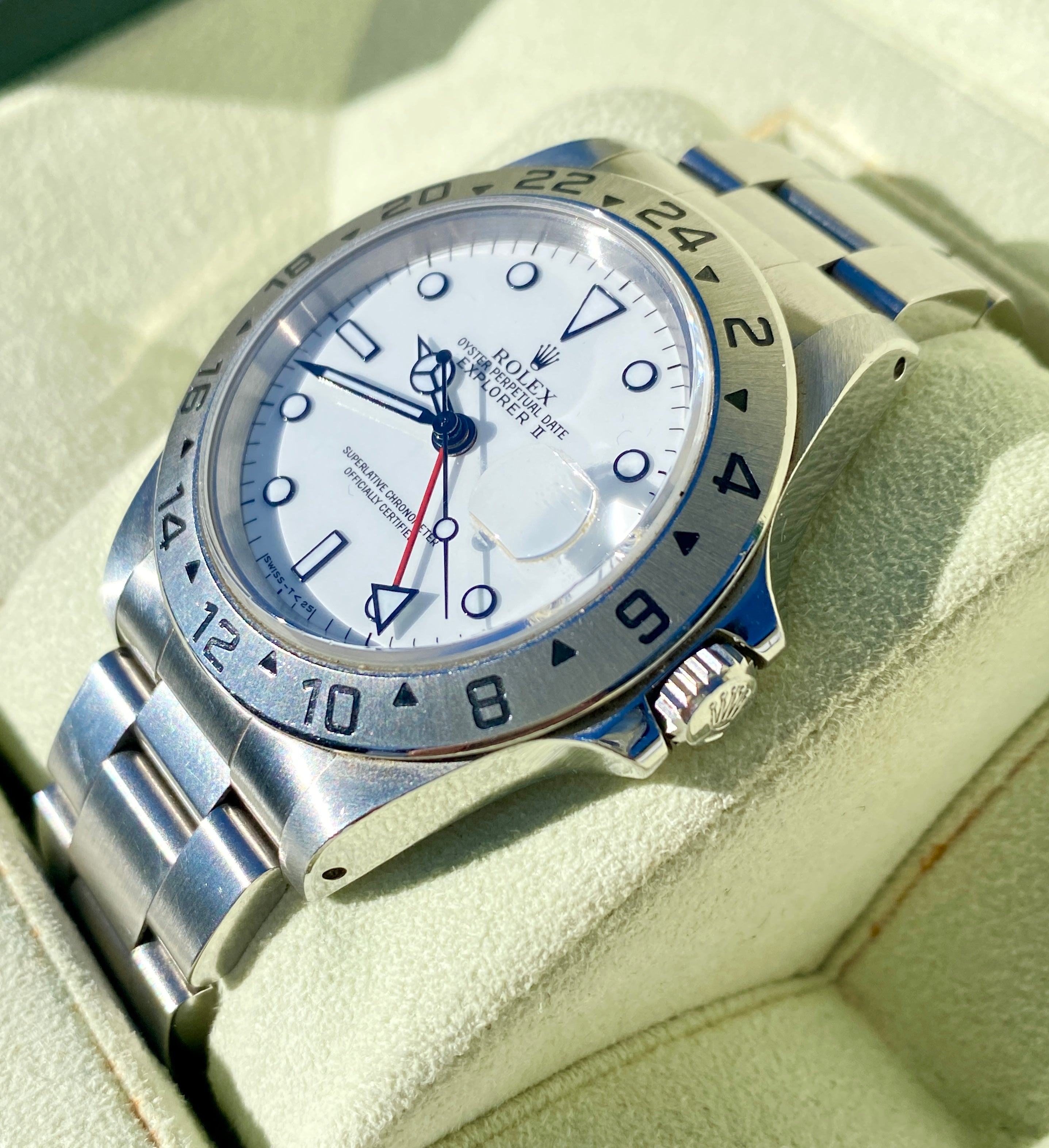 For Sale To Buy Vintage 1997 Rolex Explorer II 2 Rare Tritinova