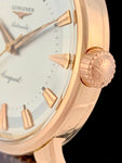 1955 Longines Automatic Conquest Solid 18K Rose Gold Caliber 19AS