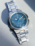 1969 Omega Geneve Dynamic Blue Dial Stainless Steel Bracelet 135.033