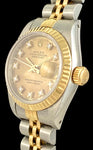 1990 Ladies Rolex Datejust Factory Diamond Tropic Dial 69173