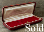 Red Audumars Piguet Coffin Style Watch Box  SOLD