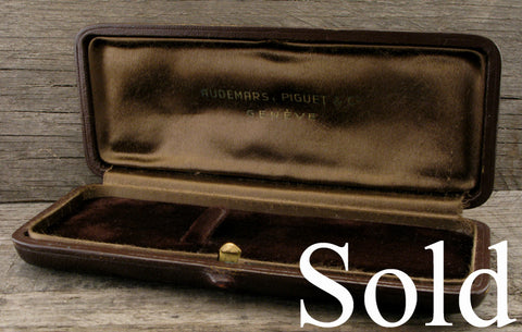 Brown Audemars Piguet Coffin Style Watch Box SOLD