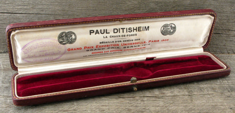 Paul Ditisheim La Chaux-De-Fonds Vintage Watch Box $495