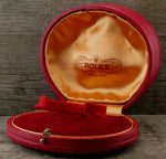 Rolex Oyster Style Vintage Red Watch Box $349