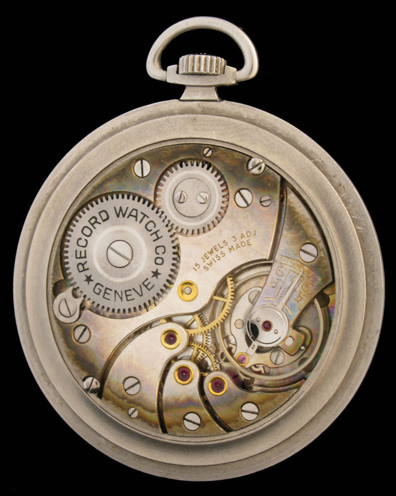 Record Watch Co. Art Deco Pocket Watch Meticulous Watches