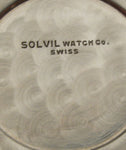 Solvil Paul Ditisheim Military Watch in S. Steel  SOLD